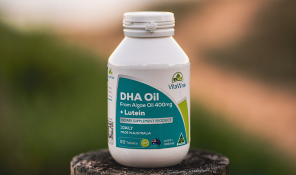 VitaWise DHA Oil from Algae Oil 400mg + Lutein